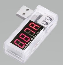 ➡️ USB Doktor, Spannung- und Strommessgerät f. USB-A Anschluss (Charger …