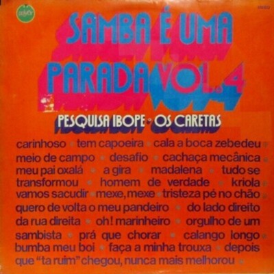 Os Caretas Samba E Uma Parada Vol. 4 Polyfar Vinyl LP