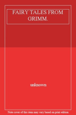 FAIRY TALES FROM GRIMM.,unknown