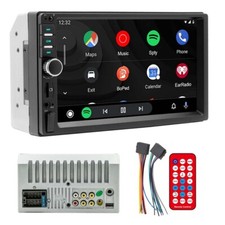 Double 2 Din 7" For IOS/Android Carplay Car Stereo Radio Touch Screen Bluetooth