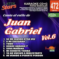 Karaoke Latin Stars 472 Juan Gabriel Vol.6