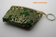 Thai Elephant Handmade UNISEX Purse Coin Bag Zipper Handcraft Souvenir Cute Lady