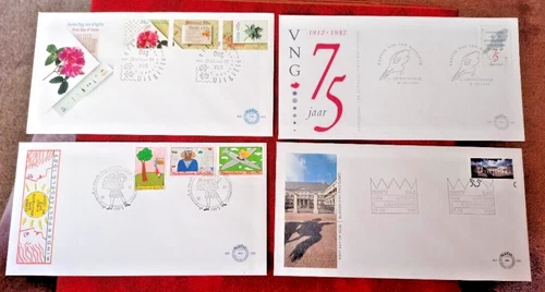 Netherlands 1988 Four First Day Covers