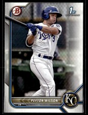 2022 Topps Bowman Prospect Peyton Wilson #BP-85 Kansas City Royals