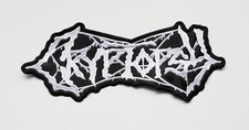 CRYPTOPSY white --- Embroidered Backpatch Back Patch
