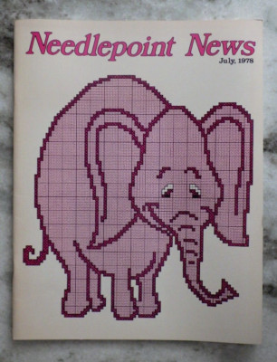 Vintage 1978 NEEDLEPOINT NEWS MAGAZINE