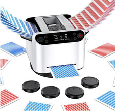 Barajador y Repartidor Autom&aacute;tico de Cartas para 1-2 Mazos, Compatible con Hasta