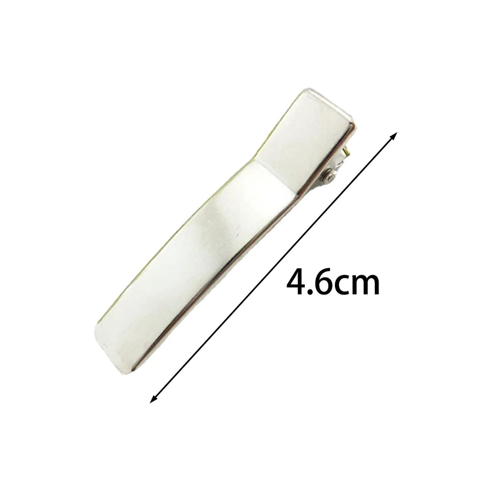 Pinces à Cheveux Crocodile à Double Broche, 50 Pièces, Pinces Métalliques, - Photo 2/4
