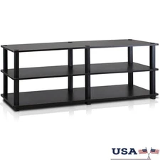 Modern TV Stand No Tools Open Shelf 55 Inch TV Entertainment Center Wood New