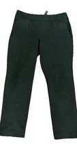 Chico's Pants Women's Size 1 Short So Slimming Black Beauty Ponte Pull-On EUC i2