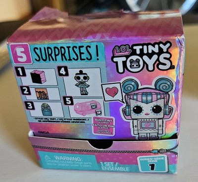 LOL SURPRISE TINY TOYS SERIES 1 Set of 2 Figures w/Glamper Pieces, Boxes & Lists