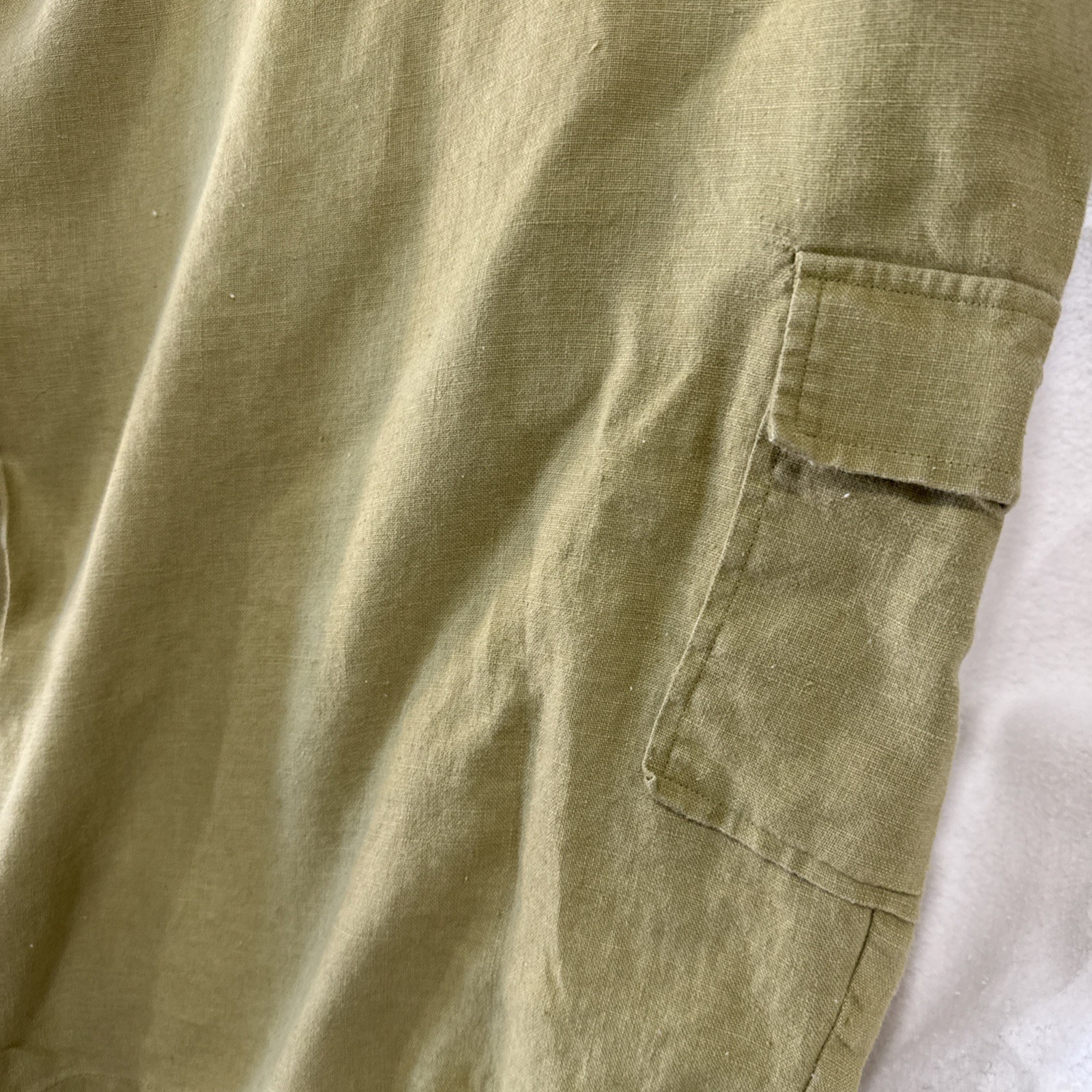 Bridgewater Studio 100% Linen Button Zip Pockets … - image 2