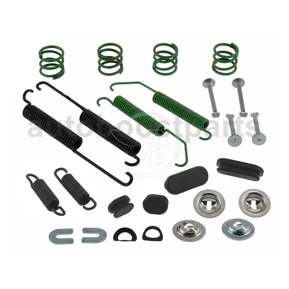 Rear Brake Shoe Brake Drum Drum Brake Hardware Kit for 2009-2014 Nissan Cube - Image 2 of 4