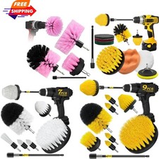 Drill Brush Attachment Set 4/7/9/10PCS Power Scrubber for Grout Tile Tub Shower