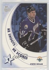 2002-03 ITG Be A Player All-Star Edition He Shoots Scores Points Owen Nolan 0pm7