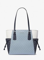Michael Kors Tasche Voyager Lg Ew Tote Blau Weiß 35S5SV6T7B