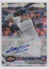 2012 Topps Finest Rookies Atomic Refractor 4/5 Austin Romine #AR-ARO Auto 0w7