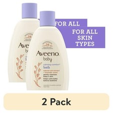 2 packAveeno Baby Calming Comfort Bath, Lavender  Vanilla 8 Fl Oz 381370038023