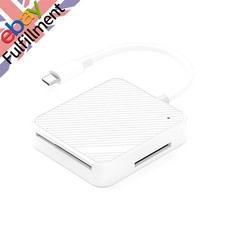 M2/SD/XD/SM Card Reader for iPhone iPad Game Camera SD Card Viewer W/ 4-Slot