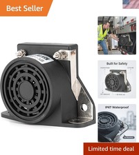 Universal 107dB Tight Fit Backup Alarm for Trucks  Forklifts - Water-Resistant