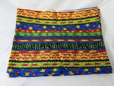 2 yds Quilting Fabric Michael Miller Bright Stripe C-557 Stars Animal Print