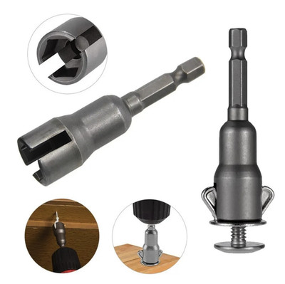 1pc Butterfly Hole Socket Wrench 65mm Hex Shank Wing Nut Tool - NEW