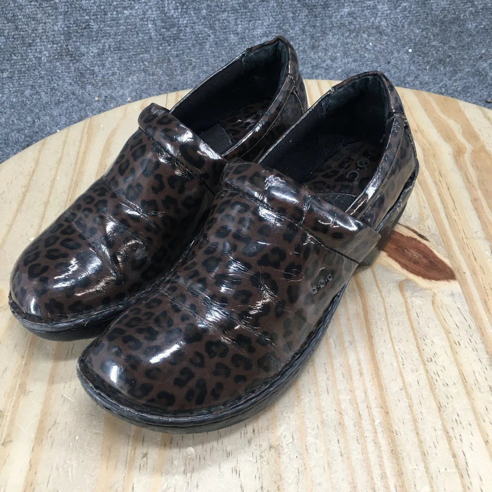 Zapatos Boc Born Concept para mujer 8 M marrón peggy zuecos charol leopardo bajos Foto 3 de 4