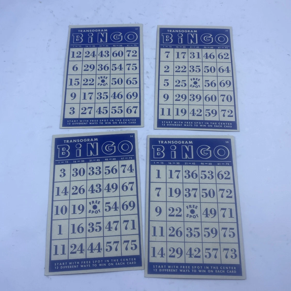 Bingo Art Vintage Manufacture Board & Traditional Games for sale