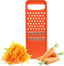 KOREAN CARROT GRATER SALAD - Orange - GRATER SLICER - Chopper Vegetable - Knife 