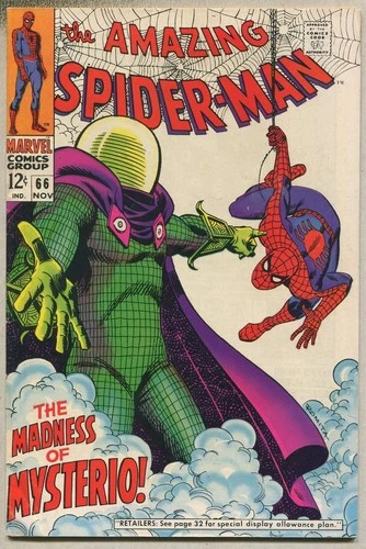 Amazing Spider-Man #66 (1968) Stan Lee Story John Romita Cover FN+ [Marvel] SA