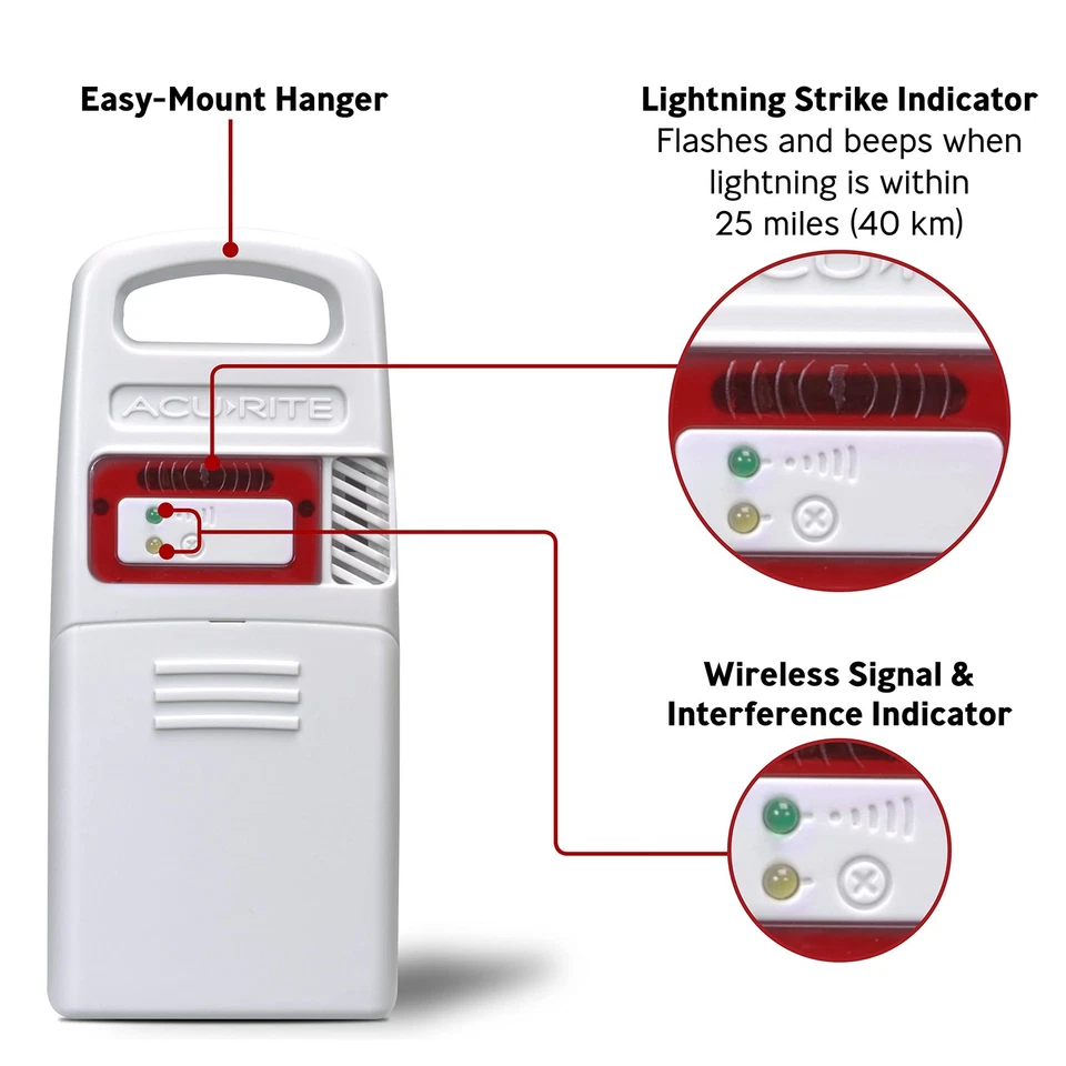 Weather Station Forecaster for Indoor/Outdoor Temperature and Humidity and Li... - Image 4 of 4