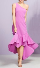 Vince Camuto VC9M8863 One-Shoulder High/Low Gown SZ 12 Orchid
