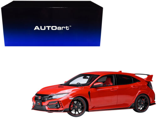 Autoart 73223 2021 Honda Civic Type R (FK8) RHD (Right Hand Drive) Red 1/18 - Picture 1 of 1