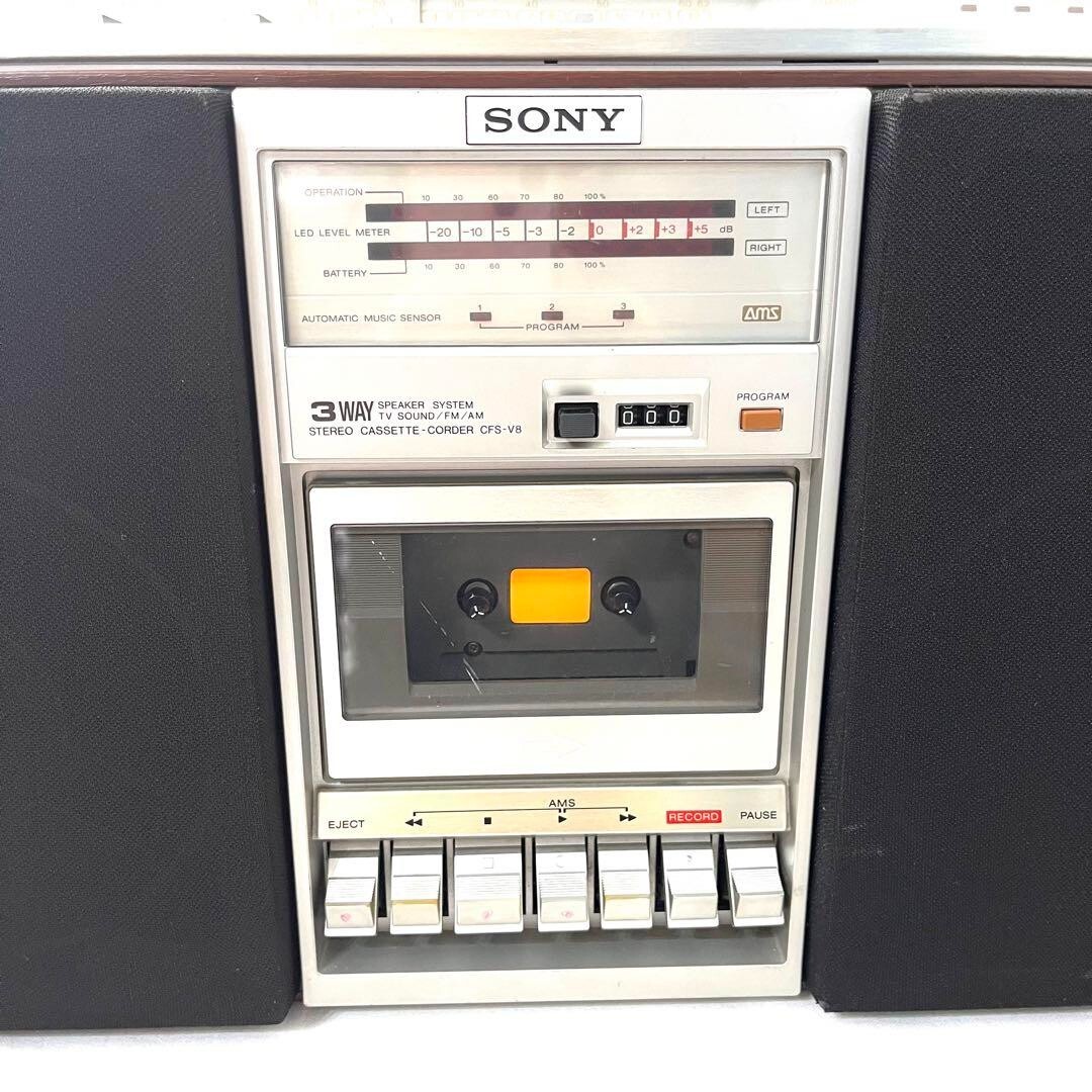 SONY CFS-V8 ステレオラジオカセット STEREO ZILBA'P