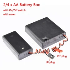 1pc 2/4 x AA Battery Holder Receiver Power Box for RC Airplane Car Boat DIY
