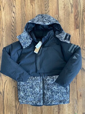 Adidas Terrex And Wander Duck Down Fill Coat Men's Black S, L $550