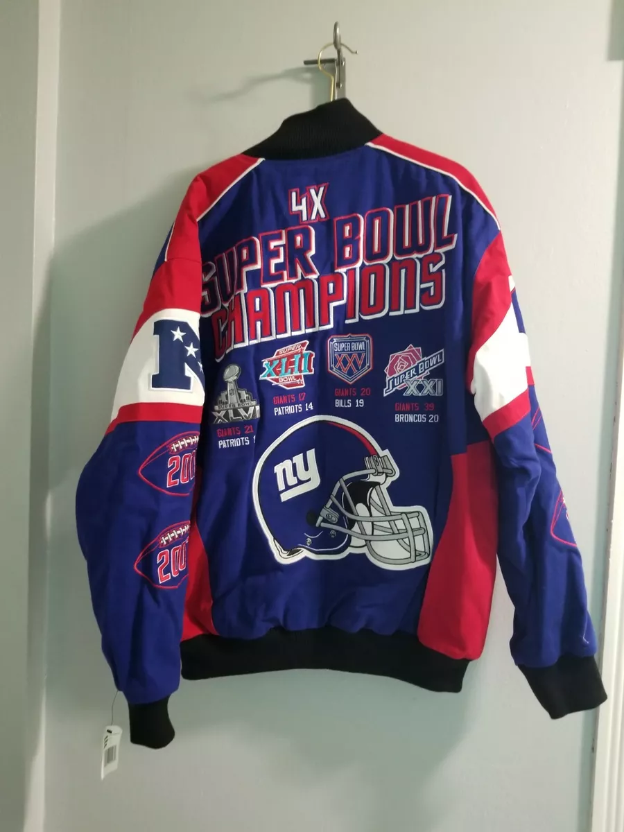 Giants super bowl jacket sale