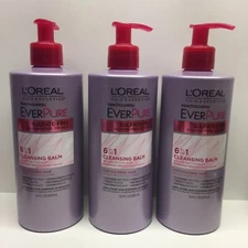 L'OREAL EVERPURE 6-in-1 Cleansing Balm - For Colored Hair 16.9 fl oz-Lot of 3