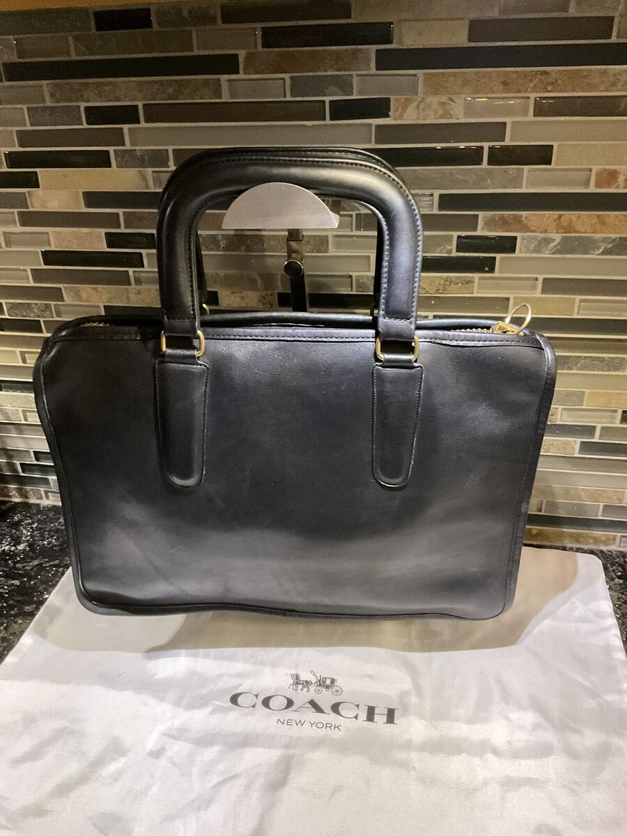 COACH Vintage Bonnie Cashin Slim Satchel Standard Bag Black COACH Vintage Bonnie Cashin Slim Satchel Standard Bag Black