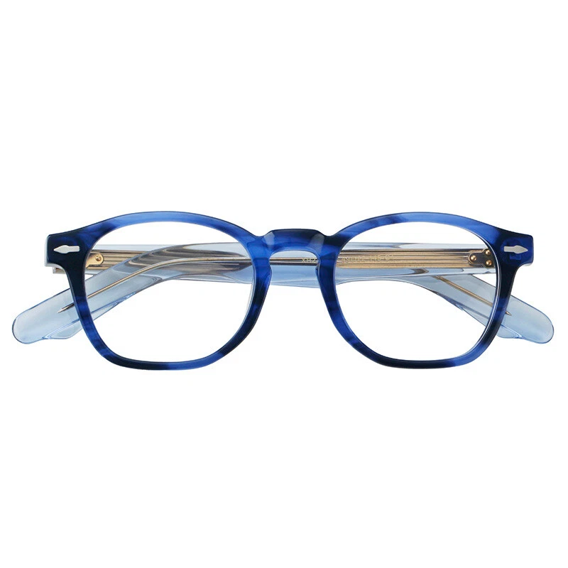 Retro Square Acetate Thick Eyeglasses Hand Made Glasses Frames Men Women Vintage