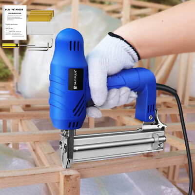 2in1 2000W Nail Gun Staple Gun Electric Heavy Duty Stapler Nailer