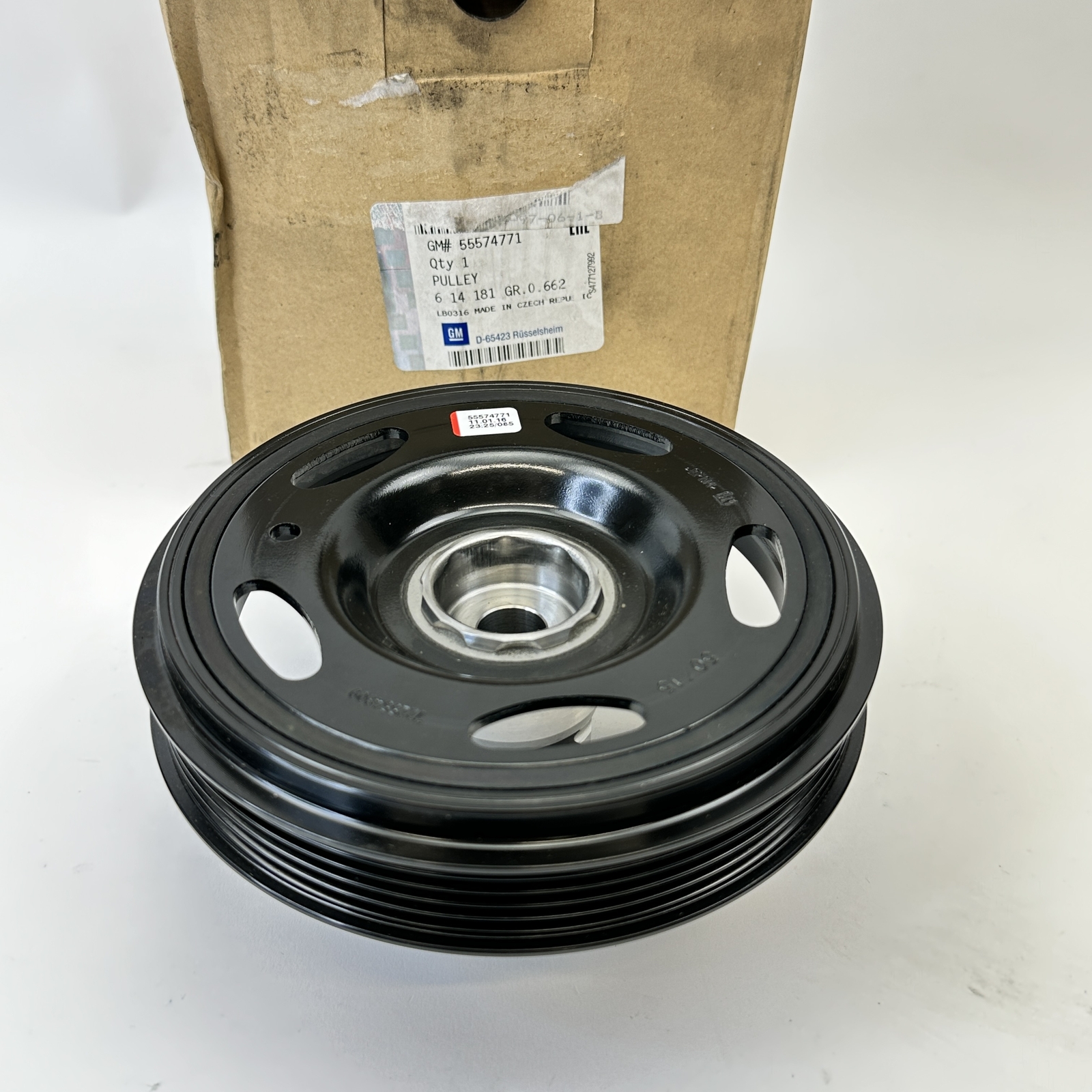 Genuine Vauxhall ASTRA CORSA MERIVA Insignia Crankshaft Pulley 55574771