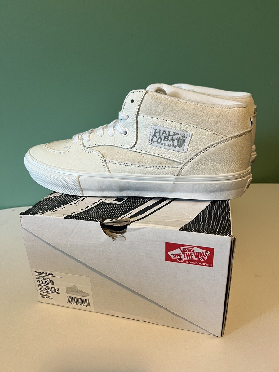 箱付き VANS SKATE HALF CAB  27.0 Vans SKATE HALF CAB Shoes Black/White | TBB-BIKE