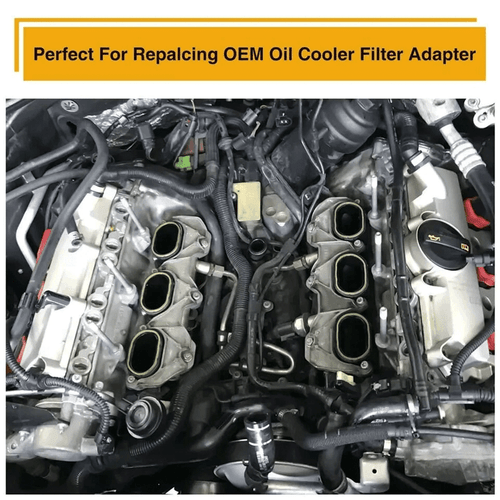 Engine Oil Cooler Filter Housing Adapter For Chrysler Dodge Jeep Ram V6 3.6L - Picture 4 of 14