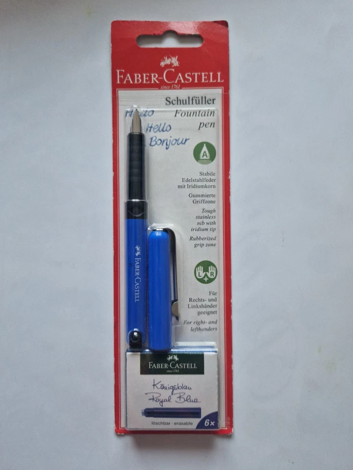 Faber-Castell Füller + 6 Patronen, Neu in Verpackung