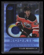 2020-21 Upper Deck Trilogy #RR-10 Tyler Benson Rookie Renditions Blue Foil #/399