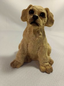 Vintage Stone Critters Figurine Yellow Lab Questioning Puppy Dog Baby SC-569 USA | eBay