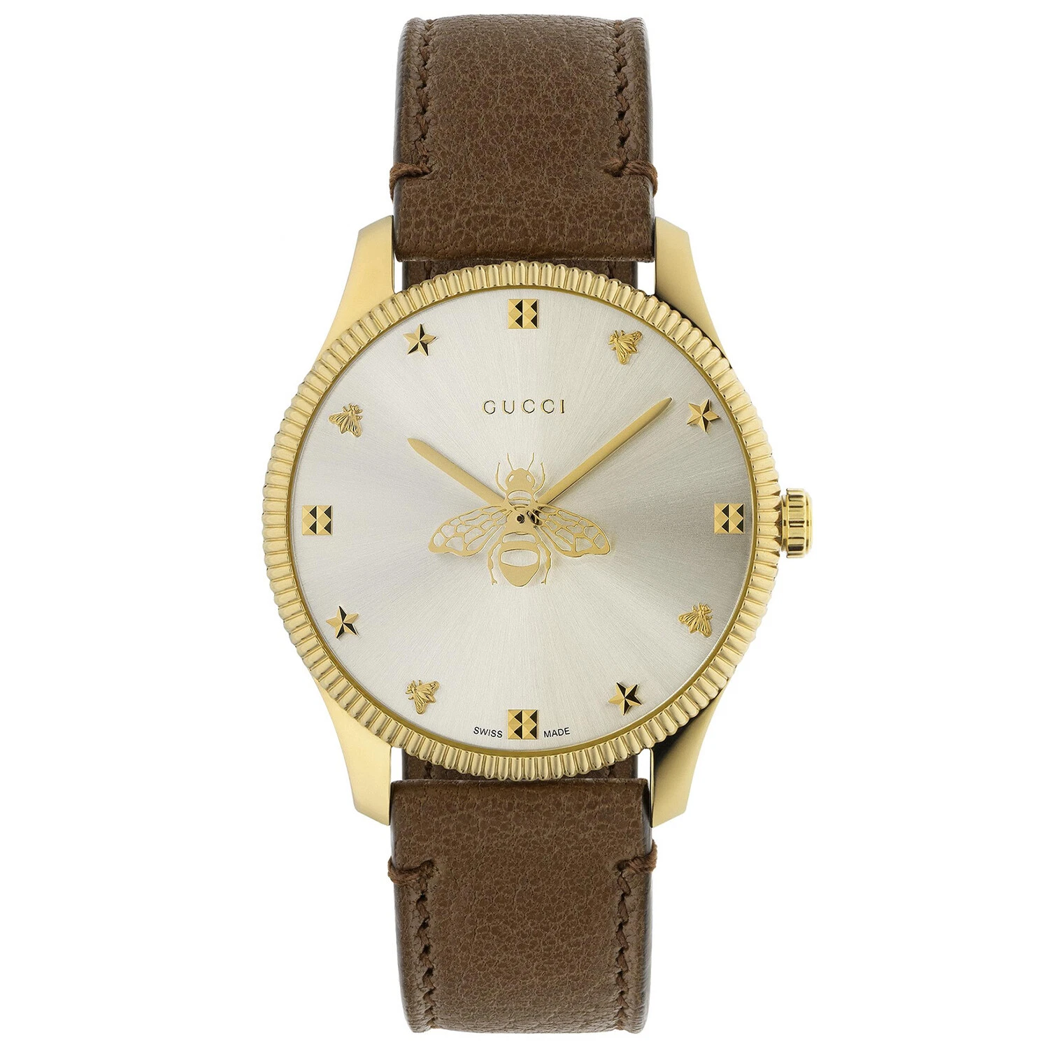 Montre femme Gucci cadran argent intemporel G   YA1264199