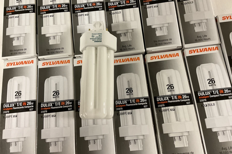 13-Sylvania Dulux T/E IN 26W Amalgam Compact Fluorescent Bulbs #20879 - Image 4 of 4