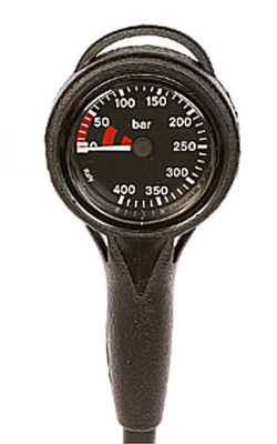 Termo Slim Line Finimeter 0-400 bar in schwarz mit Hochdruckschlauch - Neuware